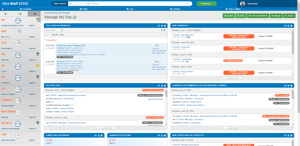 Staffing & Recruiting Software - Ultra-Staff EDGE Staffing Software