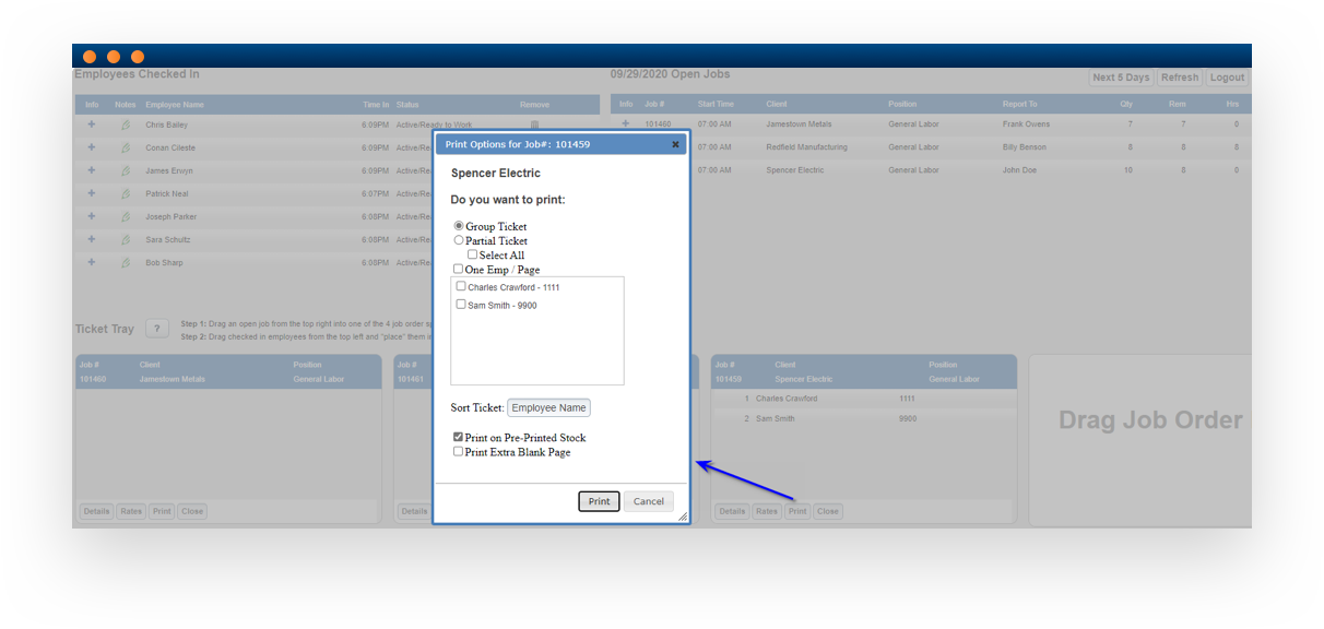 Labor Dispatch Module - Ultra Staff EDGE Staffing & Recruiting Software