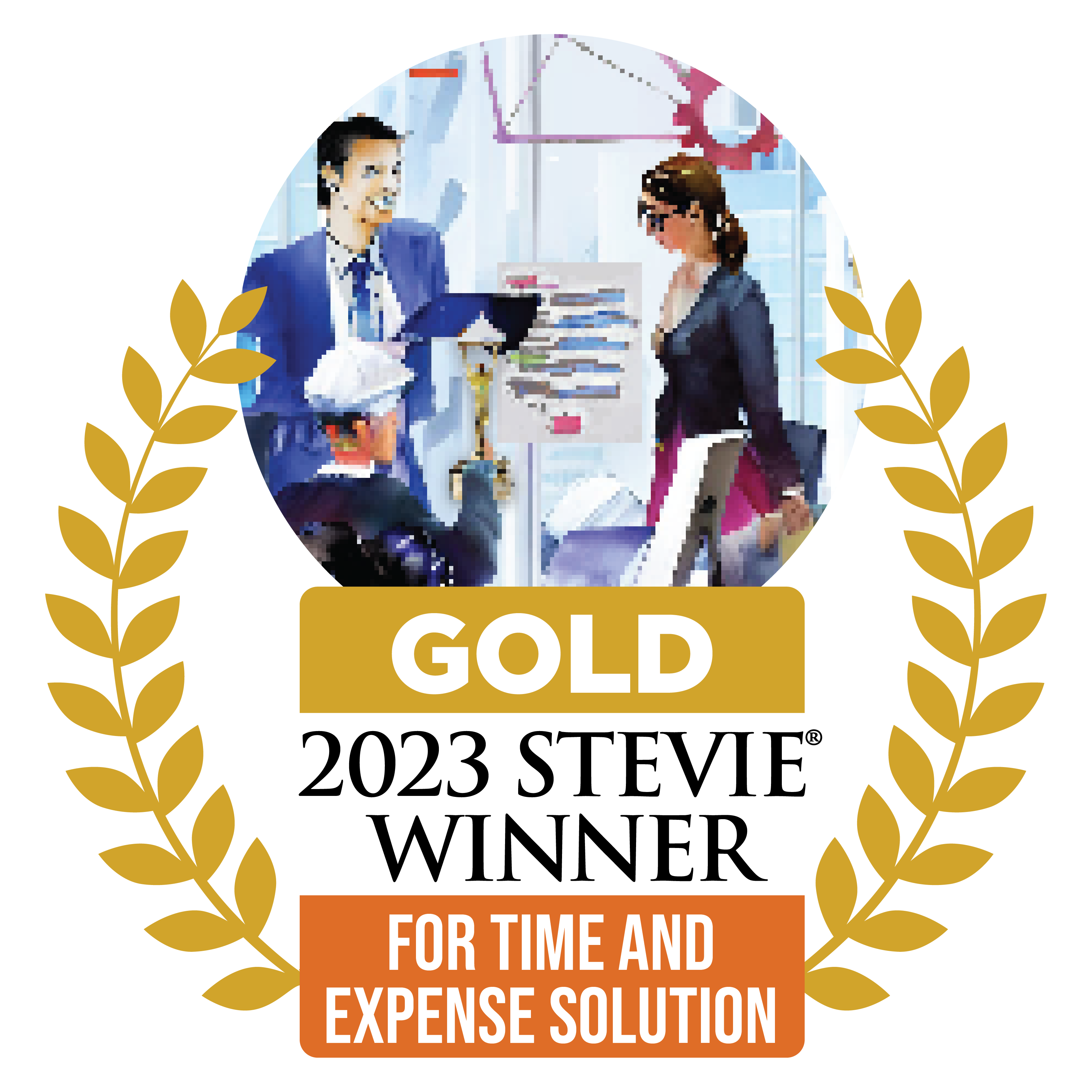 2023 Gold Stevie Award For Time and Expense Solution