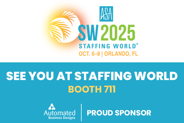 Staffing World Booth 711 Ultra-Staff EDGE Staffing Software