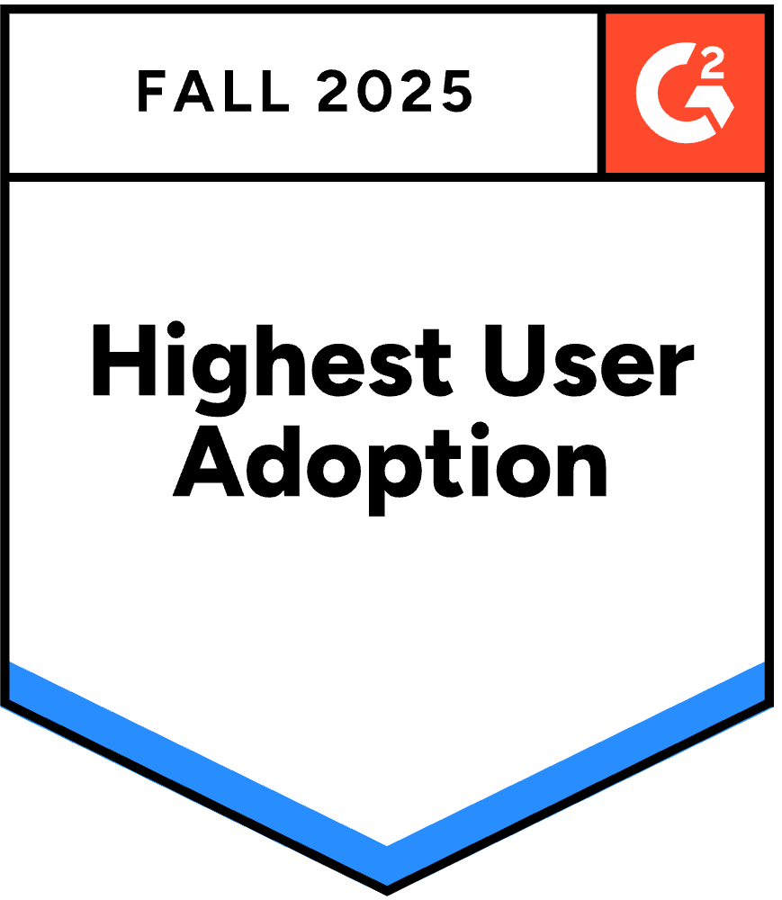 G2 Highest User Adoption