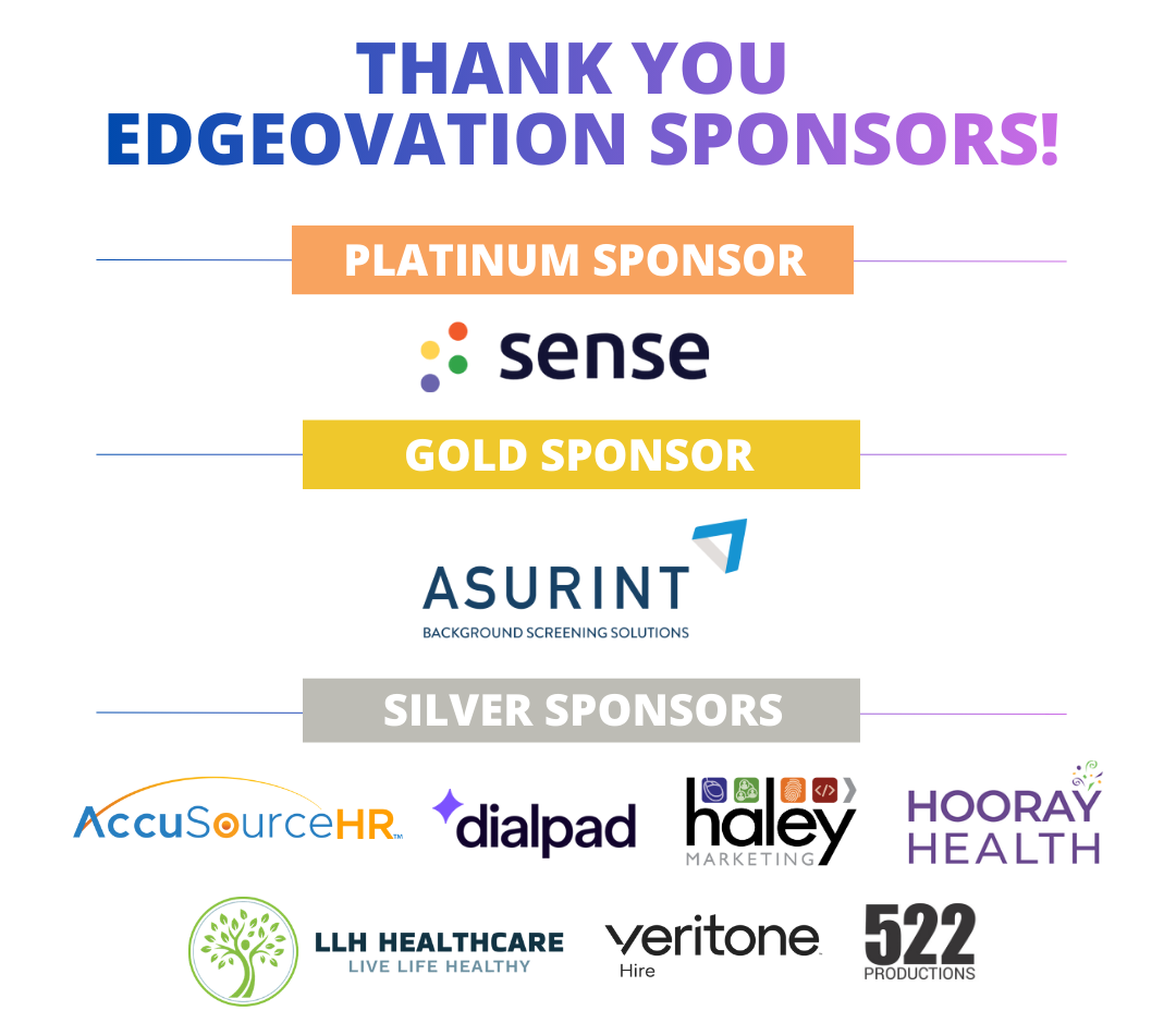 Thank You EDGEovation Sponsors